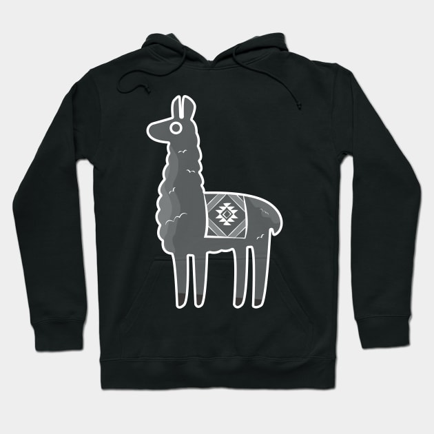 Confused LLama Hoodie by JDP Designs